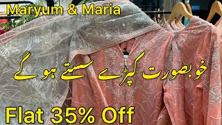 Maryum amp Maria Flat 35 Off  Maryum amp Maria sale  Sale 2024 [upl. by Onaicul]