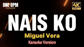 Nais Ko  Miguel Vera karaoke version [upl. by Diantha]