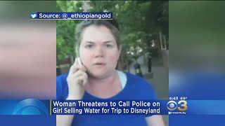 Permit Patty Threatens To Call Police On 8YearOld Girl Selling Water For Disneyland Trip [upl. by Otrebile]