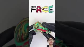 Face clayclay clay mixingcolor satisfying trending shorts [upl. by Odnumde]