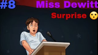 Miss Dewitt Surprise 🥰  BEASTXGAMING19 Summertime Saga Pre Tech Update  No Commentary [upl. by Clarine147]