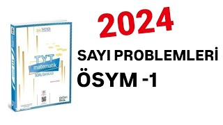 2024  345 TYT MATEMATİK SORU BANKASI ÇÖZÜMLERİ  SAYI PROBLEMLERİ  ÖSYM 1 [upl. by Akinnor]