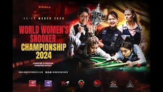 World Womens Snooker Championship 2024丨Semi Final丨Bai Yu LuCHN VS Reanne EvansENG [upl. by Orlando]