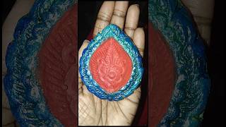 Diwali Diya colour idea 💡 diwali diwalispecial diwalidecorationideas [upl. by Sinylg828]