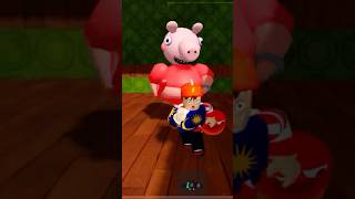 Peppa pig run from barrys prison run roblox shorts [upl. by Anilad]