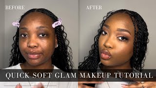 Simple Soft Glam Makeup Tutorial [upl. by Ahsilav]