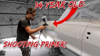 64 Impala final primer and prep for paint [upl. by Hteboj]