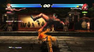 TTT2 BaekHwoarang Combo  Kicking Machines [upl. by Ainivad]