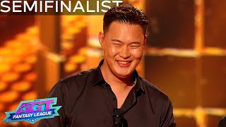 Semifinalist EnkhErdene From MONGOLIA or TEXAS  AGT Fantasy League 2024 [upl. by Atin462]