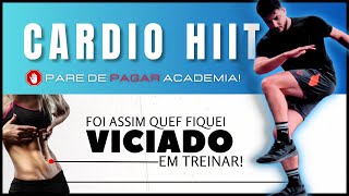 Treino de CARDIO para Perder Barriga  HIIT em Casa 400 Calorias [upl. by Gradeigh]