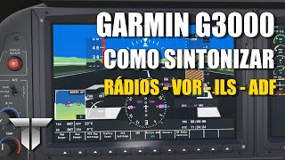 G3000 TUTORIAL MSFS  Frequências de VOR ILS COM ADF [upl. by Schroder]