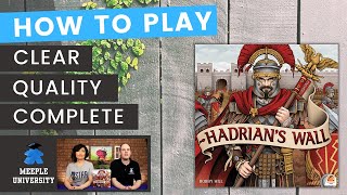 Hadrians Wall Board Game  How to Play [upl. by Aremmat]