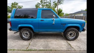 1984 Ford Bronco II Utility Walkaround Video [upl. by Aiuqal]