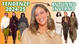 TENDENZE MODA AUTUNNO INVERNO 20242025 [upl. by Rothwell711]