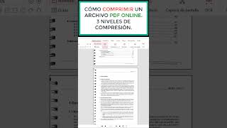 Cómo COMPRIMIR un archivo PDF GRATIS ONLINE y SIN REGISTRO  Tutorial [upl. by Alberik625]