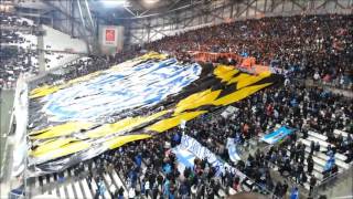 OM Monaco tifo et supporters même dans la défaite [upl. by Ednalrim]