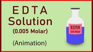 EDTA Solution 0005 molar  edta indicator preparation edta solution preparation amp standardization [upl. by Halima]