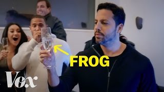 How David Blaine barfs frogs [upl. by Itsrik]