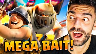 NOVO DECK DE MEGA CAVALEIRO BAIT NO CLASH ROYALE [upl. by Daye312]