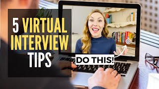 5 Clever Virtual Interview Tips According to Psychology  Ace that Zoom [upl. by Mahoney]