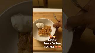 The Easiest Peach Cobbler Ever [upl. by Wood]