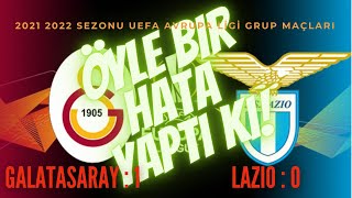 Galatasaray 10 Lazio Maç Özeti [upl. by Nonnelg]