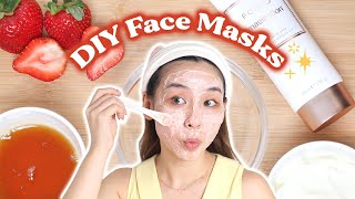 DIY Face Masks for Clear Glowing amp Healthy Skin ✨ [upl. by Akinad634]