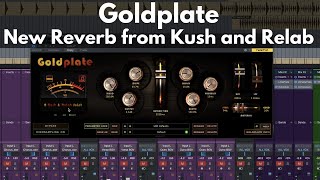 Goldplate  New Plate Reverb from Kush Audio and Relab [upl. by Attenhoj92]