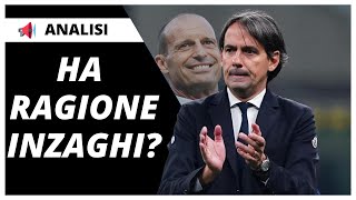 Inzaghi ora NON fare QUESTO Errore verso Juventus Inter [upl. by Danyluk]