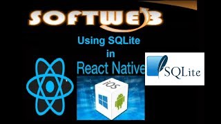 Using a SQLite in ReactNative 1  الاتصال بقاعدة بيانات سكلايت [upl. by Yevrah788]