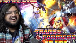 FIRST TIME WATCHING THE TRANSFORMERS THE MOVIE 1986  Nonstop Thrill Ride  Movie REACTION [upl. by Heriberto]