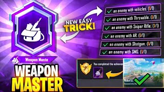 How To Complete Easily  Weapon Master Tittle  In Bgmi Weapon Master Achievement Complete In Pubg [upl. by Eeralih344]