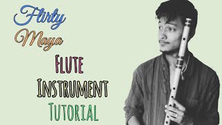 Flirty Maya Flute Instrument Tutorial by Niran Shrestha Neetesh Jung Kunwar [upl. by Yreffeg]