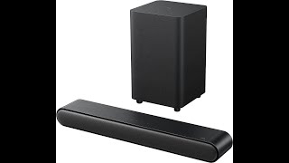 TCL 2 1 Channel Sound Bar with Wireless Subwoofer Review – Pros amp Cons – TCL S4210 [upl. by Zaid]