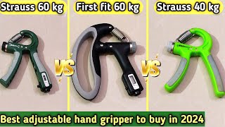 Which is the best adjustable hand gripper   Review and comparison of 3 different hand grippers [upl. by Rustin445]