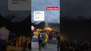 Kedarnath Temple aarti🙏🏻 kedarnath yatra 2024 ytshorts kedarnathtemple sahildisha trending [upl. by Callery]