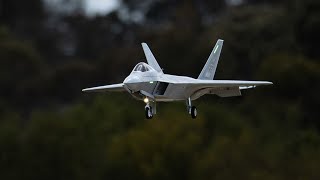 Freewing F 22 Raptor 90mm EDF RC Jet  4K [upl. by Aniram]