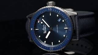 Blancpain Fifty Fathoms Bathyscaphe 50000240O52A [upl. by Atiuqaj]