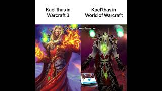 Kaelthas in Warcraft 3 Vs In WoW [upl. by Disharoon]