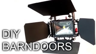 DIY Barn Doors for your Shop Light  forestrogue Instructionals [upl. by Acinom627]