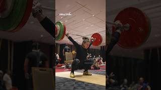 Toma Loredana 75kg100kg snatch weightlifting [upl. by Starr]