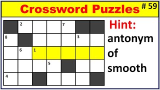 Crossword Puzzle for Beginners 59🤔  simple puzzle questions  easy crossword puzzles for beginners [upl. by Nyladnor]