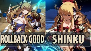 GBVSR Rollback Good Vira Vs Shinku Vira  High Level Gameplay [upl. by Giesecke]