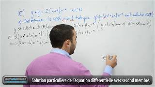 Équations différentielles avec second membre Exercice corrigé 6 Question 14 [upl. by Rie210]