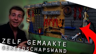 Zelf een GEREEDSCHAPSWAND maken  Van ROMMEL KAMER naar HOME STUDIO  Davey Raaijmakers [upl. by Gnet]