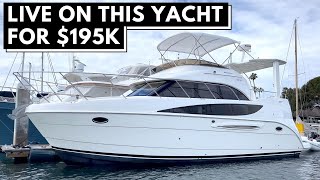 195000 2006 MERIDIAN 368 AFT CABIN MOTOR YACHT TOUR  Affordable Liveaboard Power Boat [upl. by Torres]