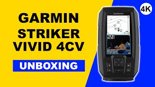 Garmin Striker Vivid 4cv Unboxing 4K 0100255001 [upl. by Law913]