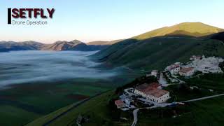 CASTELLUCCIO di NORCIACERCHIO PANORAMICO DRONE [upl. by Pam]