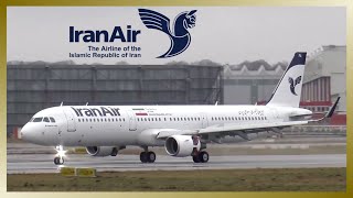 IRAN AIR Airbus A321 ✈️ EPIFA ✈️ Landing at Hamburg Finkenwerder Airport [upl. by Yerga753]