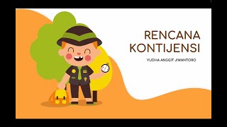 RENCANA KONTIJENSI PRA BENCANA [upl. by Oicinoid88]